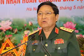 Đại tướng Ngô Xuân Lịch, Ủy viên Bộ Chính trị, Bộ trưởng Bộ Quốc phòng. (Ảnh: Trọng Đức/TTXVN)