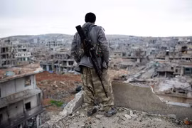 Một binh sỹ người Syria. (Nguồn: AP)