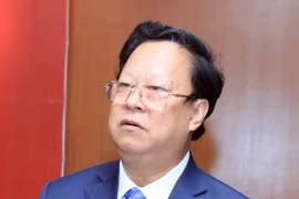 Chủ tịch Liên hiệp các tổ chức Hữu nghị Việt Nam Vũ Xuân Hồng. (Ảnh: An Đăng/TTXVN)