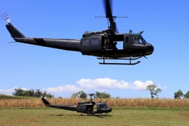 Binh sỹ Philippines tham gia chiến dịch truy quét khủng bố tại thị trấn Butig. (Nguồn: AFP/TTXVN)