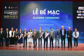 Lễ bế mạc Techfest 2019. (Ảnh: TTXVN phát)