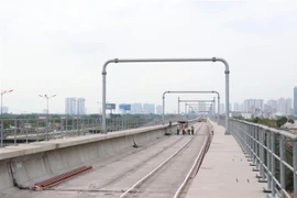 Công trường thi công tuyến metro số 1 Bến Thành-Suối Tiên. (Ảnh: Tiến Lực/TTXVN)