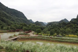 Một góc Khu du lịch Thung Nham. (Ảnh: Ninh Đức Phương/TTXVN)