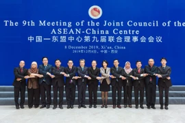 Các đại biểu tại cuộc họp lần thứ 9 Hội đồng chung của Trung tâm ASEAN-Trung Quốc. (Ảnh: Hữu Chiến/Vietnam+)