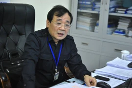 Đại diện Sở Lao động Thương binh và xã hội Hà Nội cho hay: Chủ đầu tư dự án Mỹ Sơn Tower đã nhiều lần phớt lờ lệnh đình chỉ trước khi xảy ra vụ sập giàn giáo làm 1 người tử vong (Ảnh: Võ Phương/Vietnam+) 