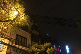 Hiện trường vụ việc (Ảnh: PV/Vietnam+) 