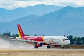 Máy bay của Hãng hàng không Vietjet Air. (Ảnh: PV/Vietnam+)