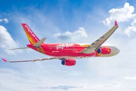 Máy bay của Hãng hàng không Vietjet Air. (Ảnh: PV/Vietnam+)