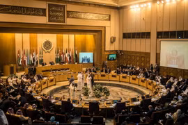 Toàn cảnh cuộc họp Liên đoàn Arab tại Cairo, Ai Cập. (Nguồn: AFP/TTXVN)