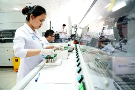 Phòng xét nghiệm Bệnh viện Chợ Rẫy đạt chuẩn quốc tế Westgard VP. (Ảnh: Phương Vy/TTXVN)