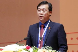 Bí thư thứ nhất Trung ương Đoàn Lê Quốc Phong. (Nguồn: TTXVN)