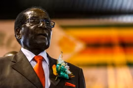 Tổng thống Zimbabwe Robert Mugabe trong một sự kiện tại Harare ngày 7/4/2016. (Nguồn: AFP/TTXVN)