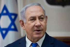 Thủ tướng Israel Benjamin Netanyahu chủ trì cuộc họp nội các ở Jerusalem ngày 7/11. (Nguồn: AFP/TTXVN)
