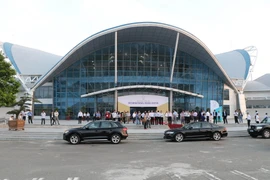 Trung tâm Báo chí Quốc tế Tuần lễ Cấp cao APEC 2017. (Nguồn: TTXVN)