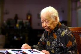 Cụ Hoàng Thị Minh Hồ. (Nguồn: Báo Thanh Niên)