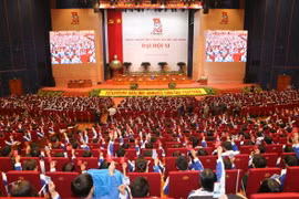 Toàn cảnh khai mạc phiên thứ nhất Đại hội Đại biểu toàn quốc Đoàn Thanh niên Cộng sản Hồ Chí Minh lần thứ XI, nhiệm kỳ 2017-2022. (Nguồn: TTXVN)