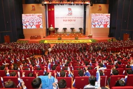 Toàn cảnh khai mạc phiên thứ nhất Đại hội Đại biểu toàn quốc Đoàn Thanh niên Cộng sản Hồ Chí Minh lần thứ XI, nhiệm kỳ 2017-2022. (Nguồn: TTXVN)