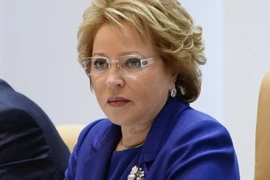 Chủ tịch Hội đồng Liên bang Nga (Thượng viện) Valentina Matviyenko . (Nguồn: Sputnik International)