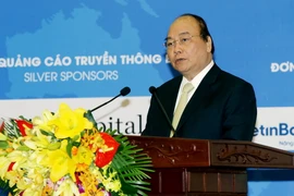 Thủ tướng Chính phủ Nguyễn Xuân Phúc phát biểu tại diễn đàn. (Ảnh: Nguyễn Dân/TTXVN)