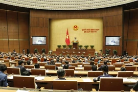 Toàn cảnh phiên họp Quốc hội chiều 24/11. (Ảnh: Văn Điệp/TTXVN)