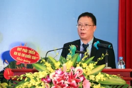 Giáo sư-viện sỹ Châu Văn Minh, Chủ tịch Viện Hàn lâm Khoa học và Công nghệ Việt Nam. (Ảnh: Anh Tuấn/TTXVN)