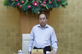 Thủ tướng Nguyễn Xuân Phúc phát biểu. (Ảnh: Thống Nhất/TTXVN)