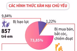 [Infographics] Đã phát hiện, xử lý 8.442 vụ xâm hại trẻ em