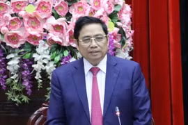 Trưởng Ban Tổ chức Trung ương Phạm Minh Chính. (Ảnh: Đức Phương/TTXVN)