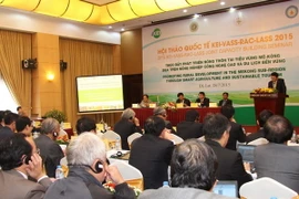 Quảng cảnh hội thảo. (Ảnh: Đặng Tuấn/TTXVN)