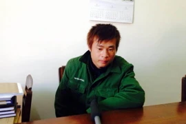 Đối tượng Nguyễn Văn Tiến tại Cơ quan điều tra. (Ảnh: Nguyễn Hoài Nam/TTXVN)