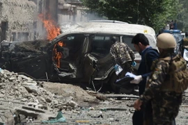 Đánh bom xe liều chết nhằm vào binh sỹ NATO tại Afghanistan. (Nguồn: AFP/TTXVN)
