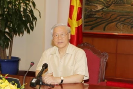 Tổng Bí thư Nguyễn Phú Trọng. (Ảnh: Trí Dũng/TTXVN)