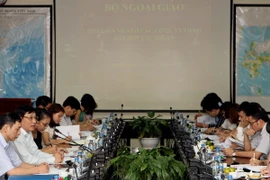 Quang cảnh buổi họp. (Ảnh: Phạm Kiên/TTXVN)