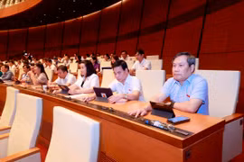 Phiên họp ngày 22/6 của Quốc hội. (Ảnh: Doãn Tấn/TTXVN)