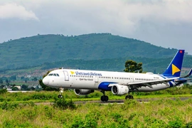 Máy bay của hãng hàng không Vietravel Airlines. (Ảnh: PV/Vietnam+)
