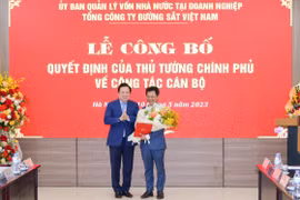 Ông Đặng Sỹ Mạnh được bổ nhiệm làm Chủ tịch Hội đồng thành viên Tổng công ty Đường sắt Việt Nam. (Ảnh: CTV/Vietnam+)