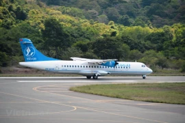 Sân bay Cà Mau hiện chỉ đón được các loại máy bay cỡ nhỏ như ATR72 và Embraer 195. (Ánh: Việt Hùng/Vietnam+)