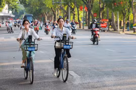 Phát triển xe đạp công cộng: "Nút thắt" ở khâu hạ tầng chưa đồng bộ