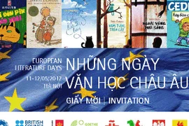 Poster "Những ngày văn học châu Âu" năm 2012.