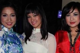 Các ca sĩ "Diva" Mỹ Linh, Hồng Nhung và Thanh Lam cùng có mặt trong đêm "Bóng Núi" (Nguồn: Internet)