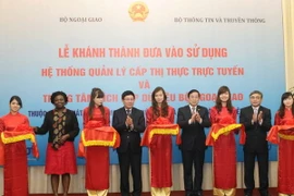 Đưa vào sử dụng Hệ thống quản lý cấp thị thực trực tuyến