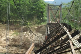 Bình Định rà soát, kiểm tra toàn bộ cầu treo, cầu dân sinh
