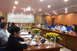 Hội nghị với các bộ, ngành về giải ngân vốn đầu tư công nguồn vốn nước ngoài của Chính phủ 9 tháng năm 2020, ngày 12/10. (Ảnh: Vietnam+)