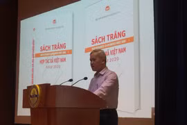Tổng cục Thống kê công bố Sách trắng doanh nghiệp Việt Nam năm 2020, ngày 28/4. (Ảnh: PV/Vietnam+)