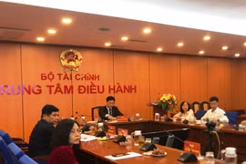 Hội nghị với các địa phương "Giải ngân vốn đầu tư công nguồn vay nước ngoài của Chính phủ 9 tháng, năm 2020,” ngày 14/10. (Ảnh: Vietnam+)