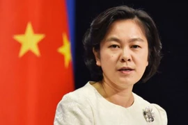 Người phát ngôn Bộ Ngoại giao Trung Quốc Hoa Xuân Oánh. (Ảnh: Kyodo/TTXVN)