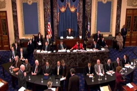 Một phiên họp của Thượng viện Mỹ. (Nguồn: absrdcomedy.com)