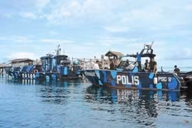 Lực lượng an ninh ở Đông Sabah-ESSZONE. (Nguồn: themalaysiantimes.com)