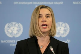 Đại diện cấp cao về chính sách an ninh và đối ngoại của EU Federica Mogherini. (Ảnh: AFP/TTXVN)