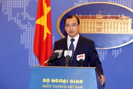 Người Phát ngôn Bộ Ngoại giao Lê Hải Bình. (Ảnh: An Đăng/TTXVN)